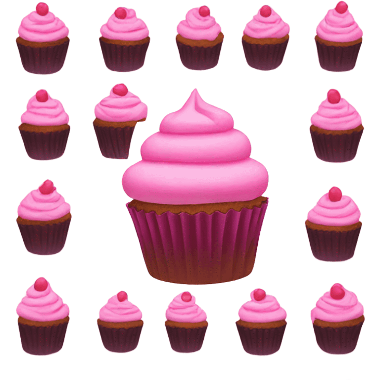 pink cupcakes  emoji