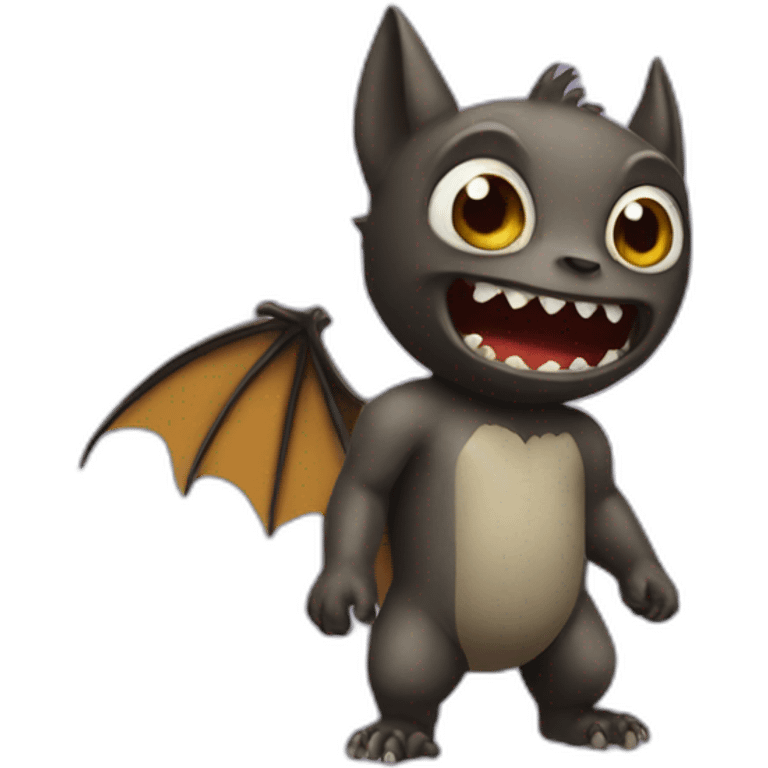 bat godzila emoji