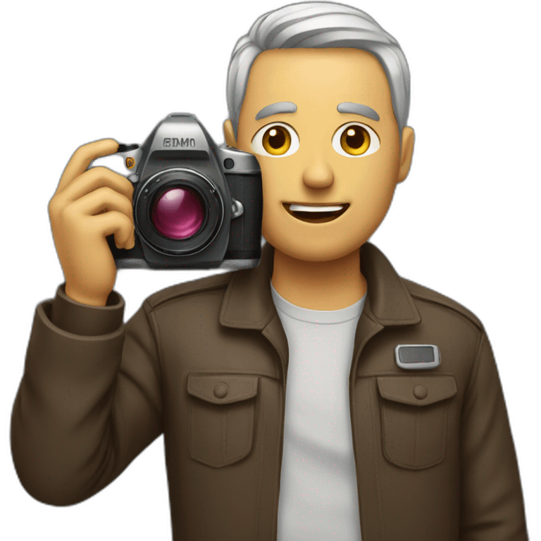 man with camera emoji