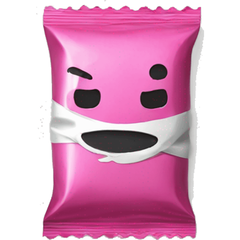 candy in a wrapper without a face emoji