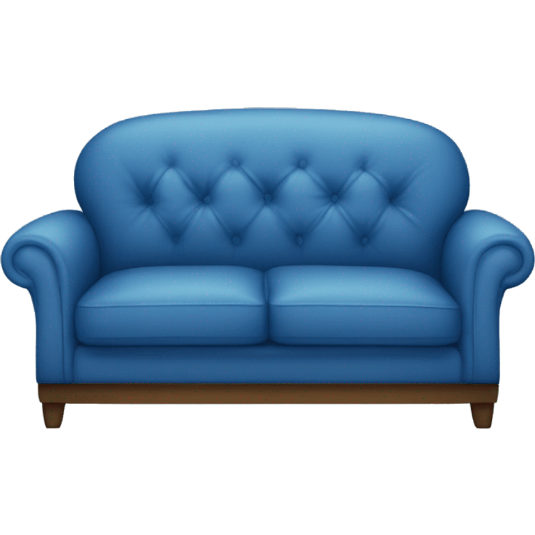 Blue couch  emoji