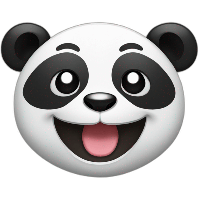 Panda laughing  emoji