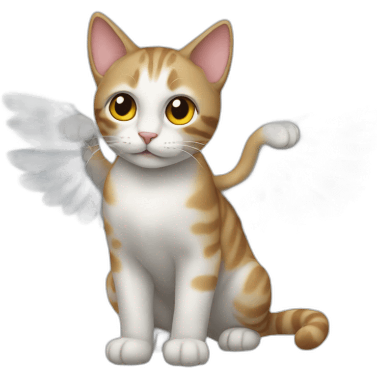 Cat with wings emoji