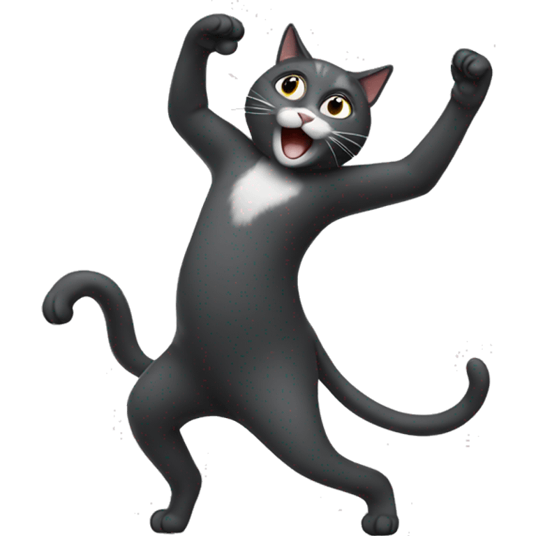 Cat dancing  emoji