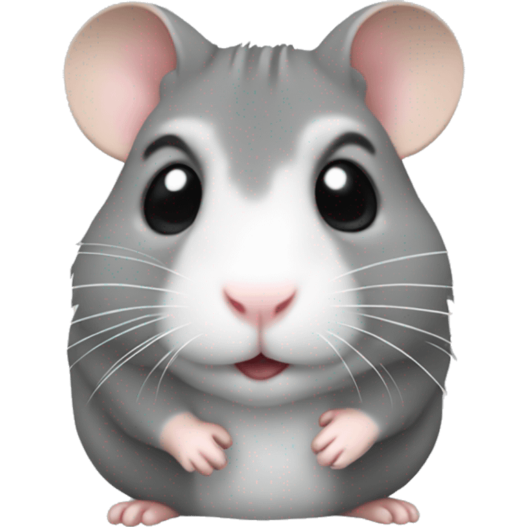 hamster grey small  emoji