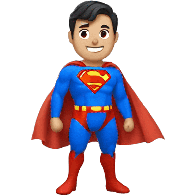 superman with peach emoji instead of S emoji