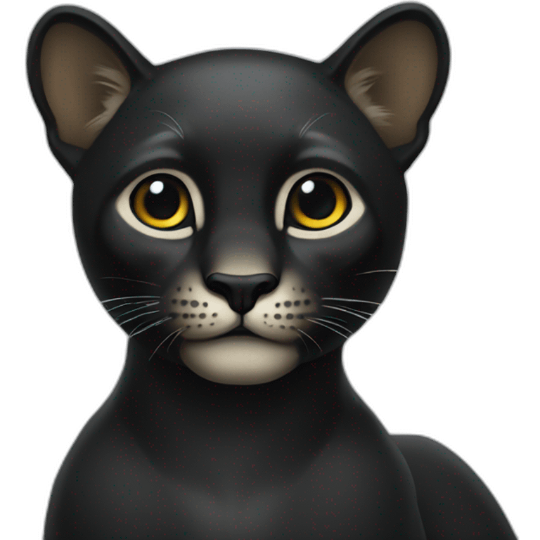 Panthère noire emoji