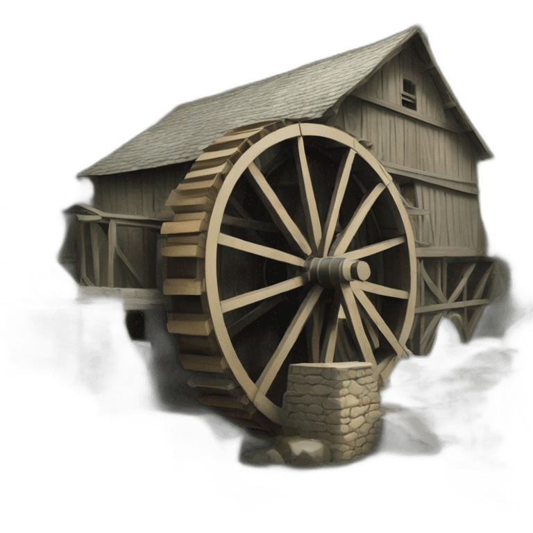 water mill wheel emoji