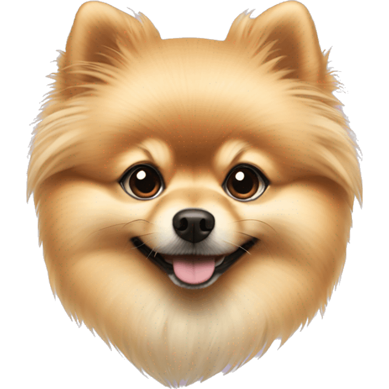 Blonde Pomeranian  emoji