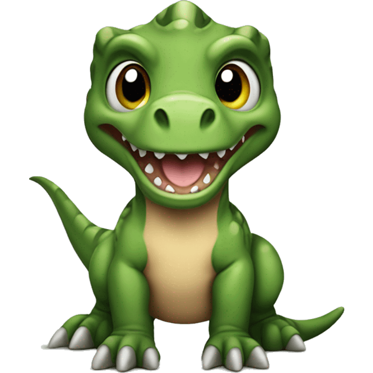 Cute Baby t-Rex emoji