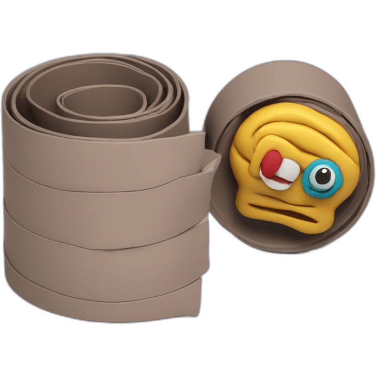 Plasticine 35mm film coil emoji