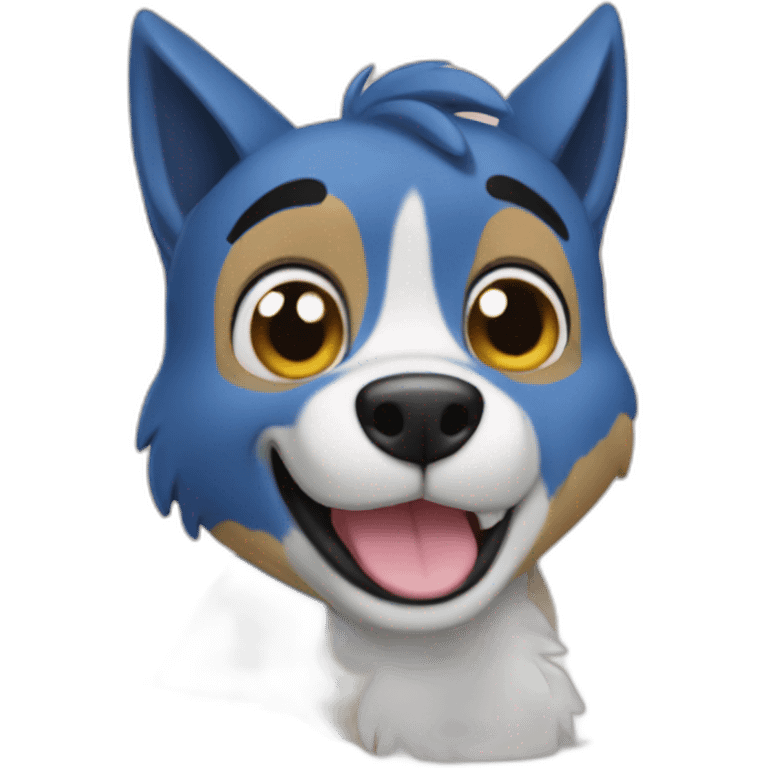 Bluey y bingo emoji