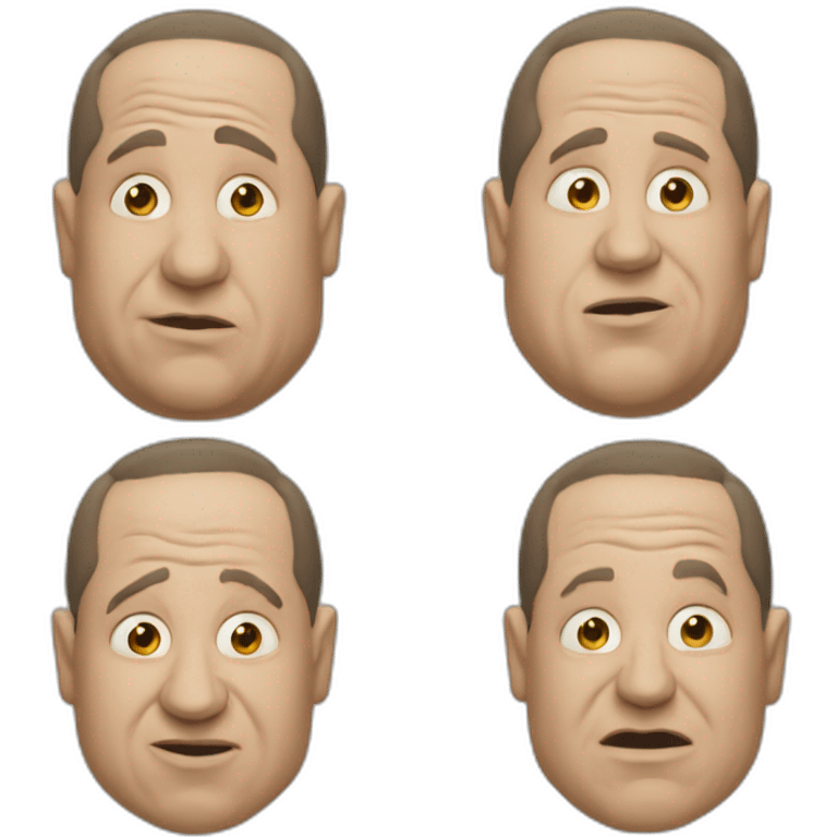 Curly Howard three stooges emoji