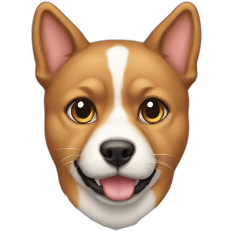 cat body dog head emoji