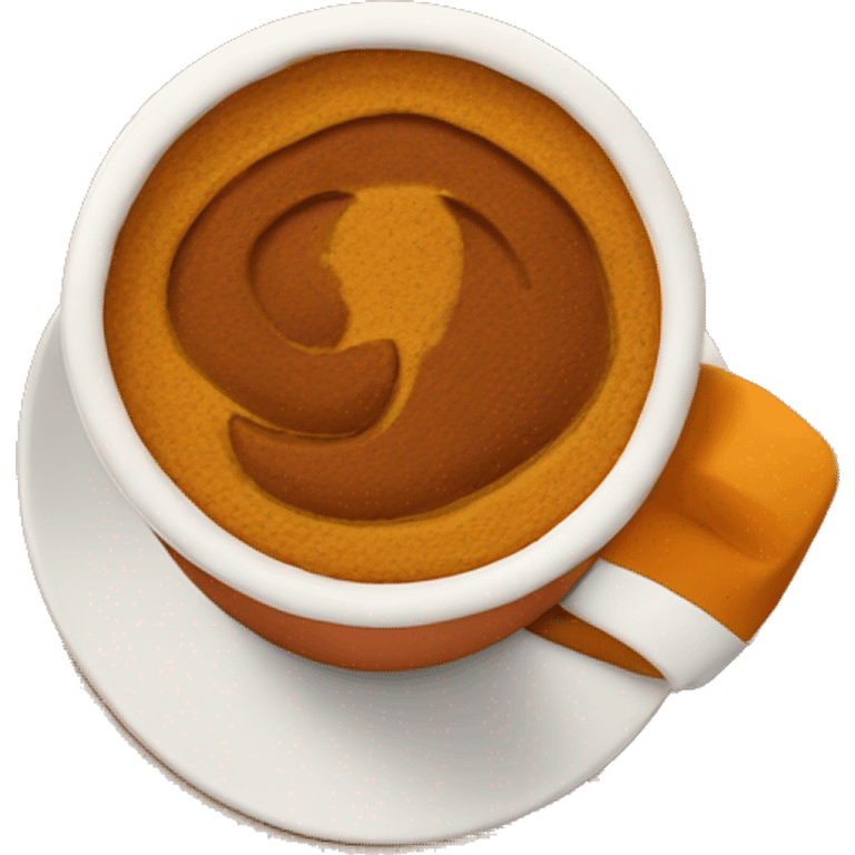 Starbucks pumpkin spice emoji