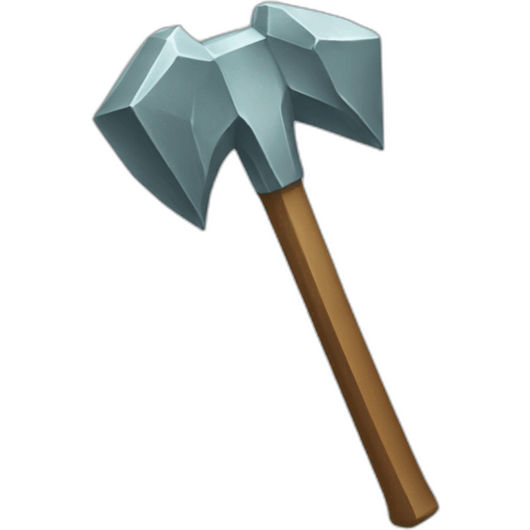 Diamond-pickaxe emoji