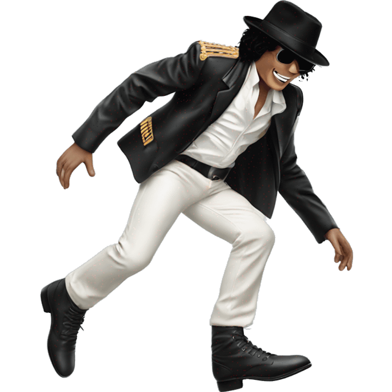 michael jackson flying off his shoes emoji