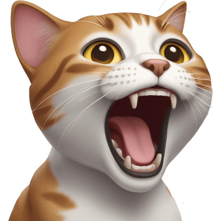 Cat screaming  emoji