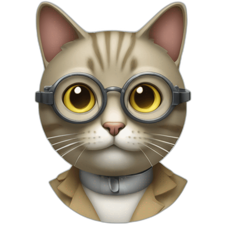 Quantum mechanics Schrödinger’s cat emoji