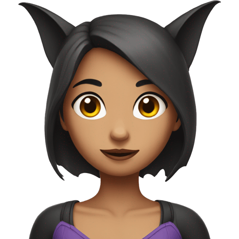 bat girl emoji