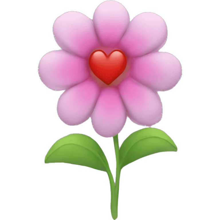 Flower with hearts  emoji