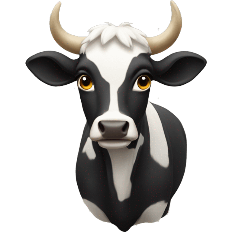 Una vaca emoji