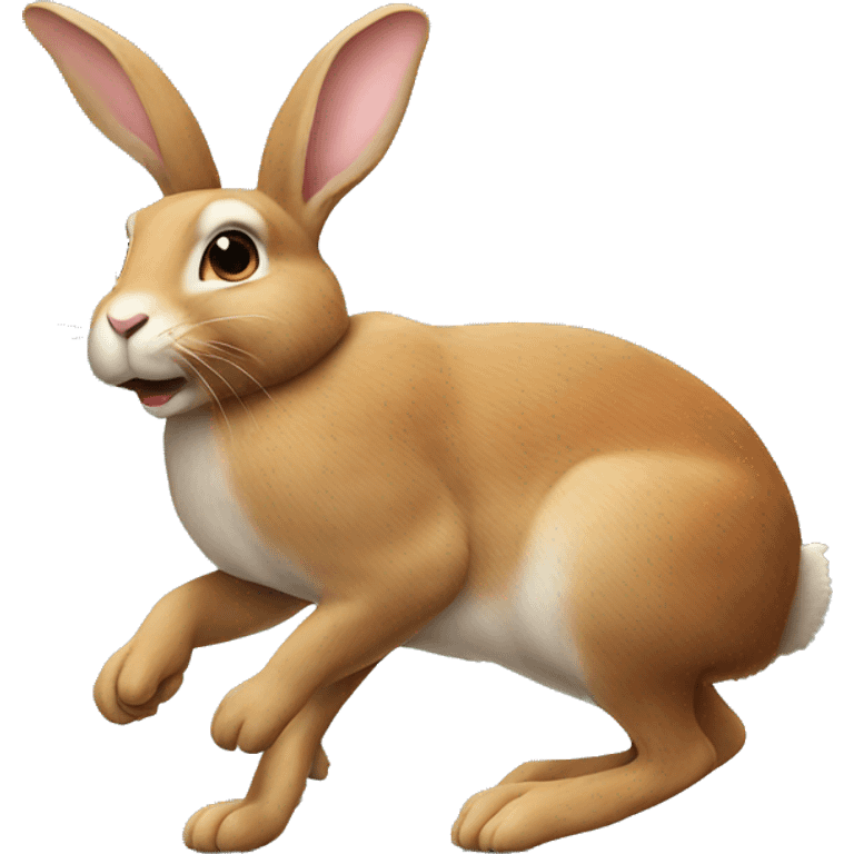 rabbit two legs emoji