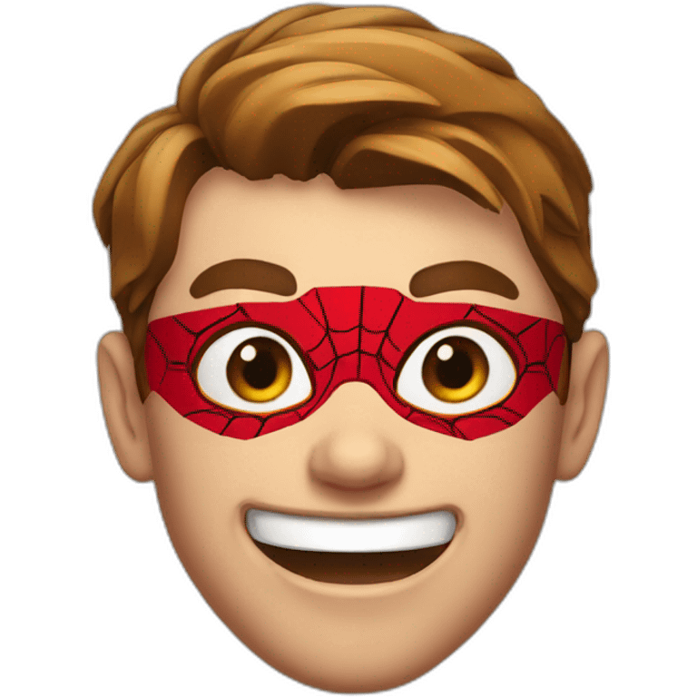 Spider man face emoji