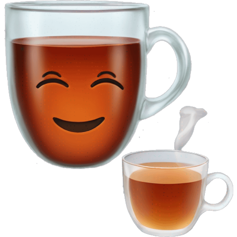 tea with a Turkish tea glass emoji