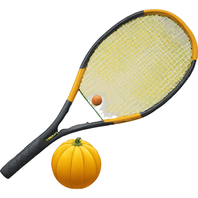 Squash racket and ball emoji