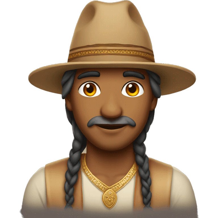 indian man with hat emoji