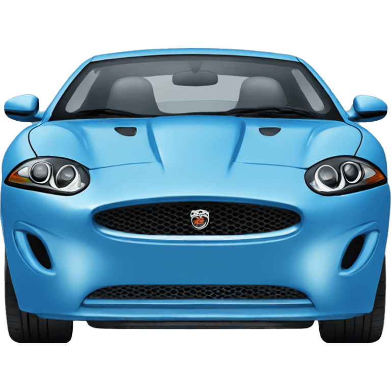 blue jaguar xkr emoji