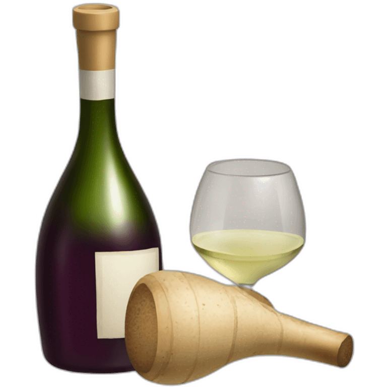 Une bouteille de vin aux urgences  emoji