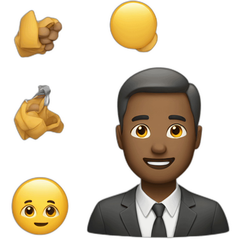 busy man emoji