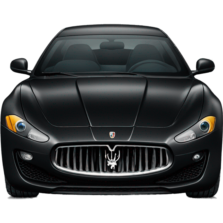 Black maserati car emoji