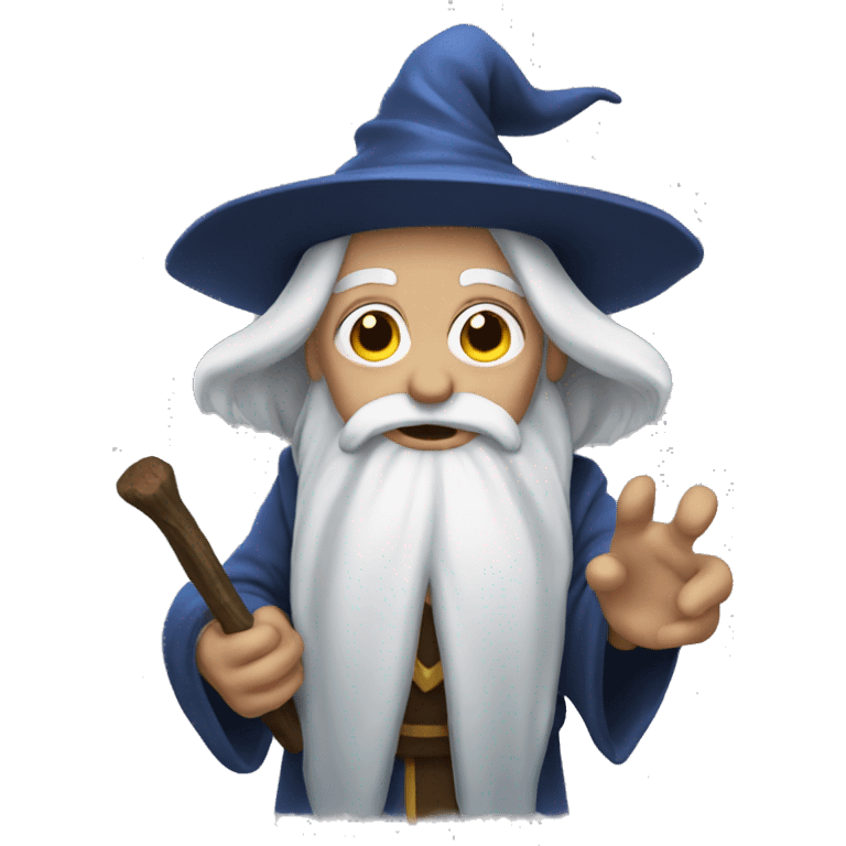 Wizard saying no emoji