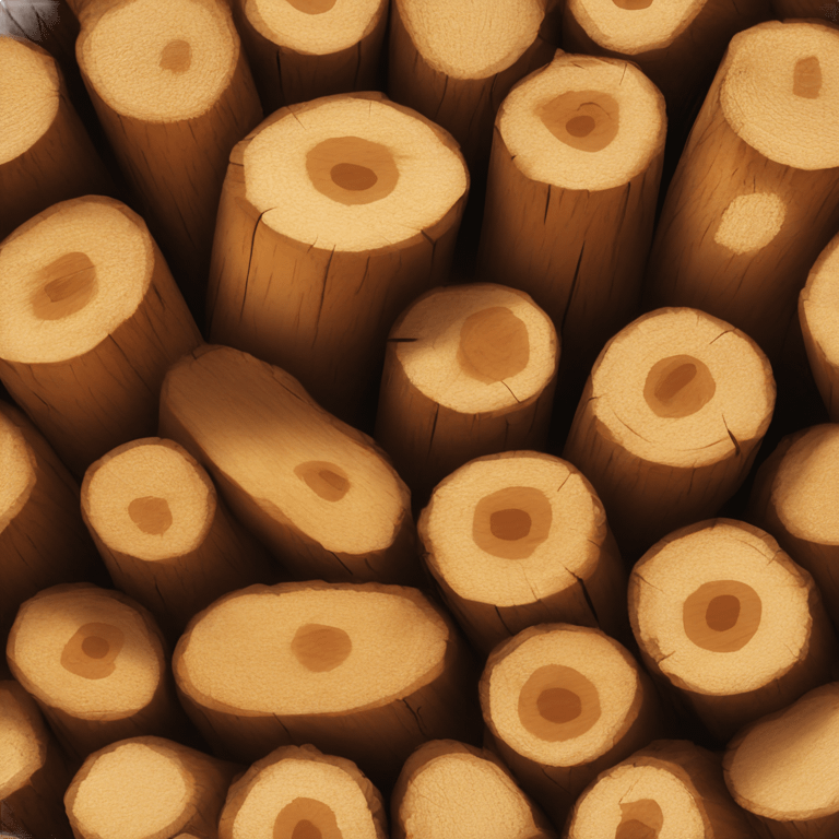 wood logs emoji