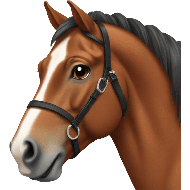 Chestnut horse  emoji