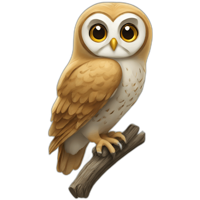 owl on perch emoji