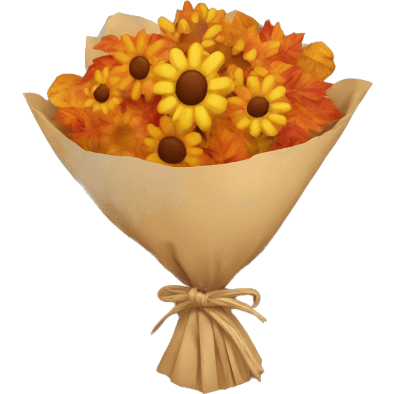 Autumn flour bouquet emoji