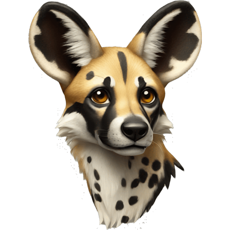 african wild dog emoji