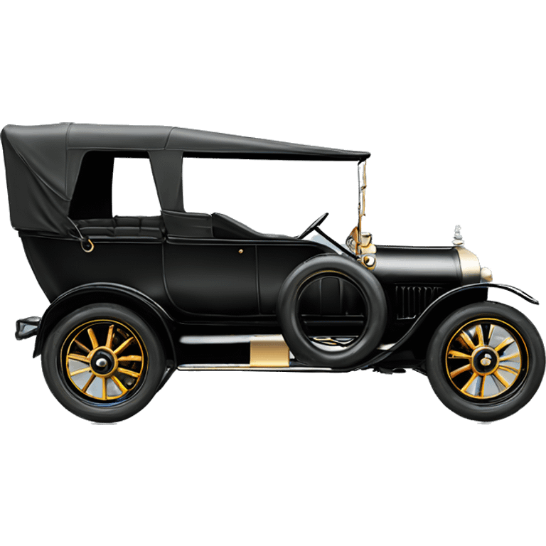 A Ford T 1923 and code bracket emoji