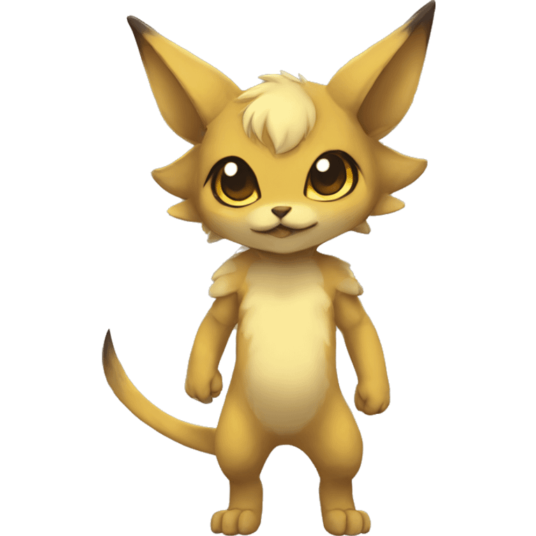 a anthro chibi-style Fakémon-hybrid full body emoji