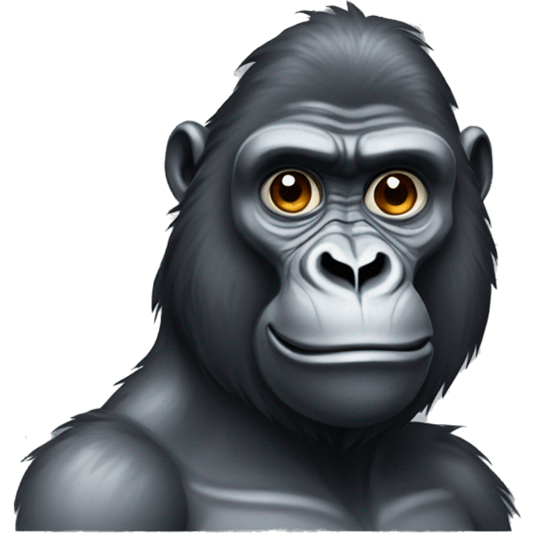 Nice Male gorilla emoji