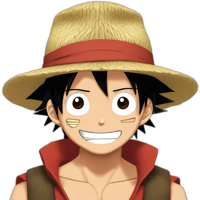 Monkey d luffy one Piece emoji