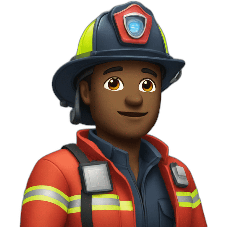 paris firefighter emoji