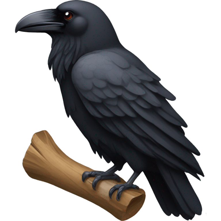 Bushcraft Raven emoji