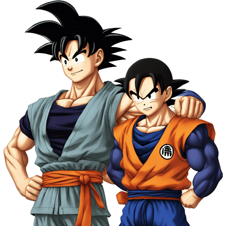 Akira toriyama et Goku amis emoji