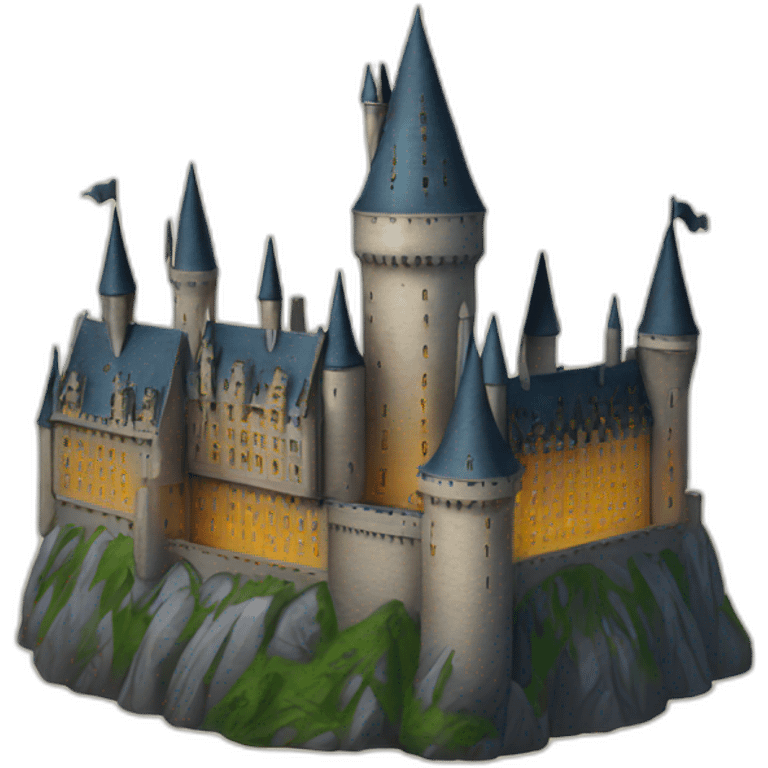 hogwarts castle emoji