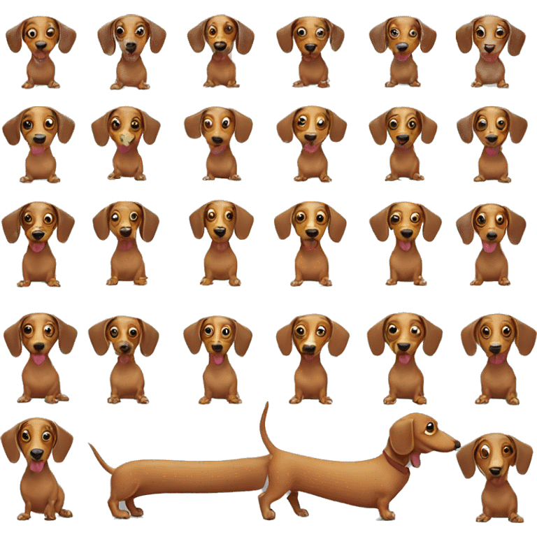 Sausage dog emoji